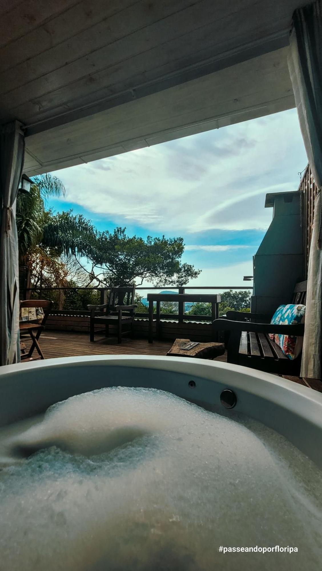 Loft Com Lago Hidro E Vista Para O Mar Florianópolis 外观 照片
