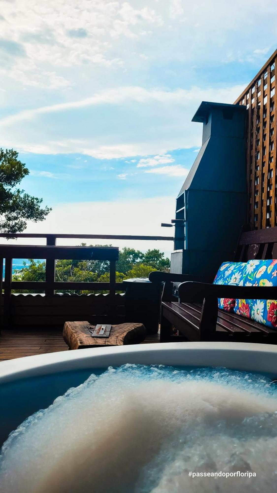 Loft Com Lago Hidro E Vista Para O Mar Florianópolis 外观 照片